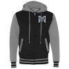 Unisex Heavyweight Varsity Full-Zip Hooded Sweatshirt Thumbnail